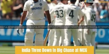 India's chase at MCG