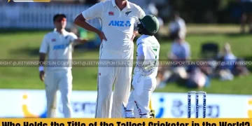 tallest cricketer in the world
