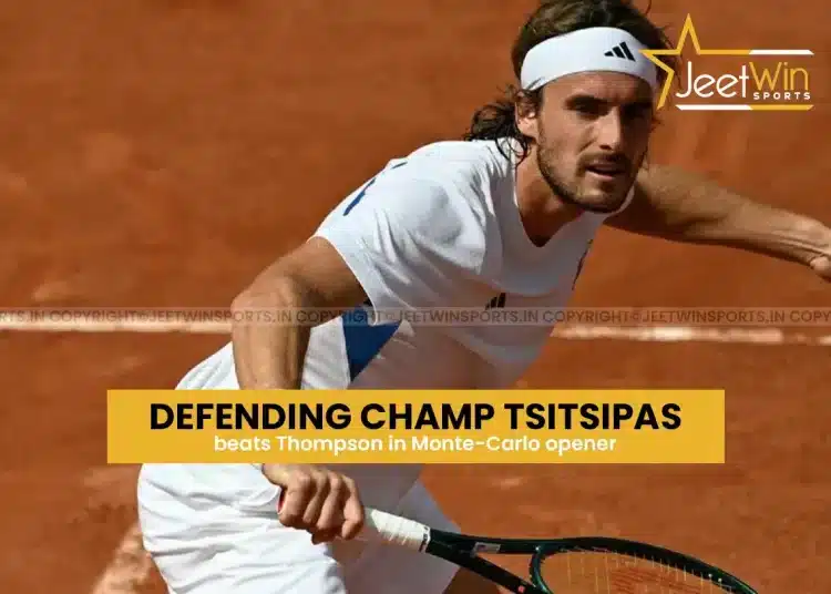 Tsitsipas Defeated Thompson