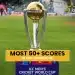 Most 50+ Scores in ODI World Cup 4 most 50+ scores in the ODI World Cup