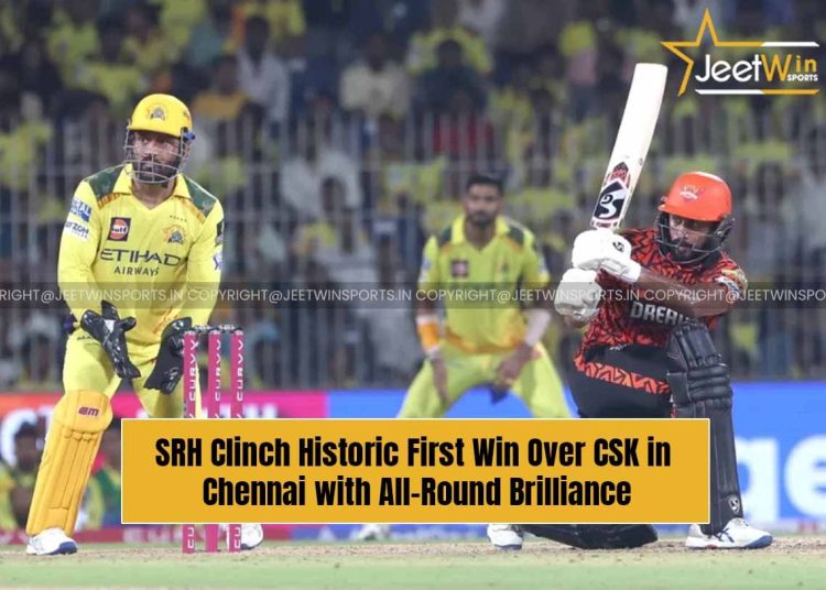 SRH first win in Chennai