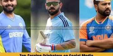 Highest paid cricketers on social media