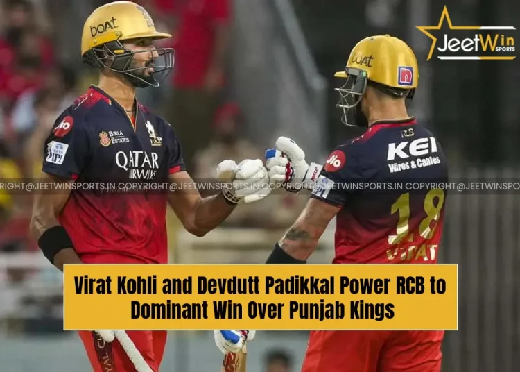 RCB win over Punjab Kings