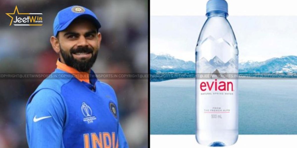 Virat Kohli drinking water price per litre