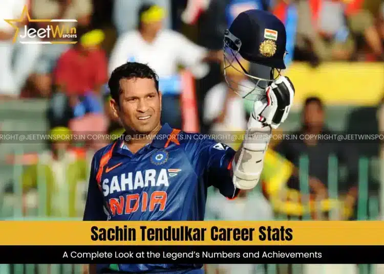 Sachin Tendulkar Career Stats: A Complete Look at the Legend’s Numbers and Achievements 1 sachin tendulkar stats