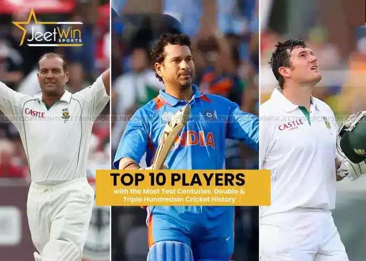 Top 10 Players with the Most Test Centuries, Double & Triple Hundreds in Cricket History 1 Test centuries list top 10