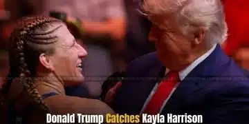Donald Trump Catches Kayla Harrison Off Guard With Heartfelt Gesture at UFC 3 kayla harrison shocked by trump gesture