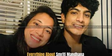Indian Cricketer Smriti Mandhana with her Boyfriend
