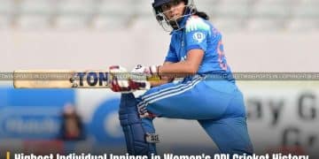 highest score in odi women's cricket