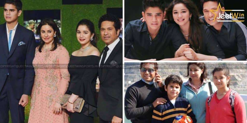 sachin with childrens
