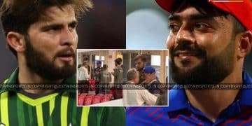 two cricketer photo image side by side collage