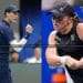2025 China Open: Sinner Survives 68th-ranked Terence, Swiatek Breezes Past Yuan Yue 4 Tennis players celebrating during matches.