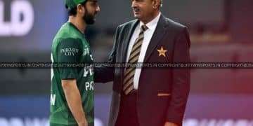pakistan player and coach on Super Fours Game