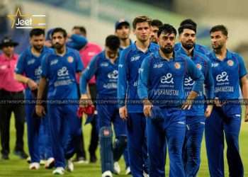 Men’s cricket team returning from the field after a match
