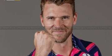 Richie Berrington to Captain Scotland as the Full Squad Named for the T20 World Cup 2026 4 Cricket player posing with his hand raised