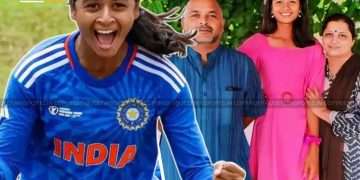 Shreyanka Patil Family Background, Parents, and Personal Life 2 Young girl posing with her family